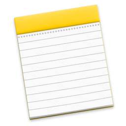 Folder icon for Notes folder